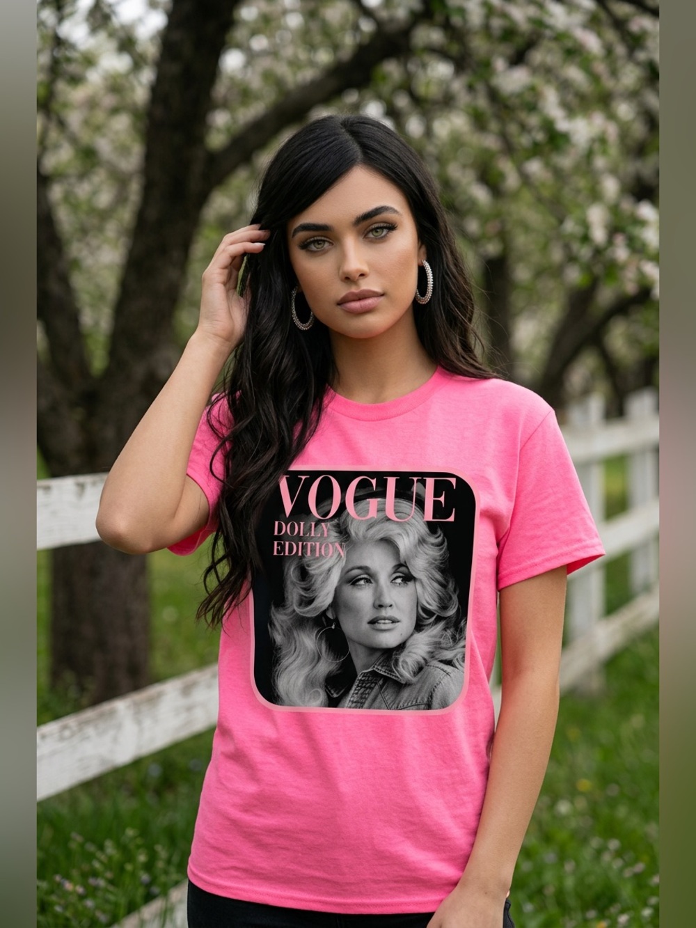 NWT Vogue Dolly Edition Graphic Tee - Pink
